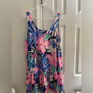 EUC Blue Slip on Dress Lilly Pulitzer Size L